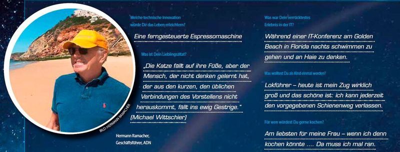 Hermann Ramacher, Geschäftsführer, ADN (IT-Business)