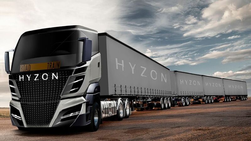 Das US-Start-up Hyzon steigt ins Geschäft mit emissionsfreien Lkw ein.
