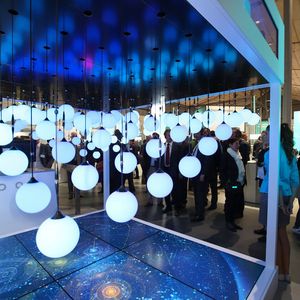 Die Siemens Mind Sphere auf der Hannover Messe 2016.