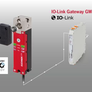 Die Euchner-Zuhaltung CTS ist per Transponder codierbar. Sie punkte durch ihr kompaktes Design und ihre hohe Zuhaltekraft. Mit dem Euchner-Gateway ist sie auch für IO-Link-fähig.(Bild:  Euchner)