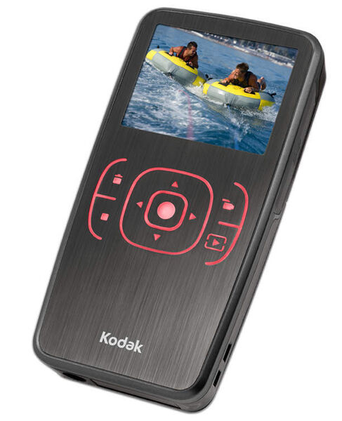 Robust genug für den Außeneinsatz ist die spritzwassergeschützte Kodak-Zx1-Pocket-Videokamera. (Archiv: Vogel Business Media)