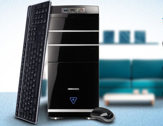 Der Medion Akoya P5220D, erhältlich ab dem 7. Janauar bei Aldi Süd, ist mit Windows 8 ausgestattet. (Bild: Aldi)