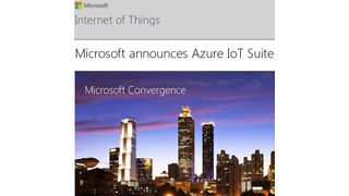 Microsoft kündigt Azure IoT-Suite und Windows 10 IoT an (Bild: Microsoft)