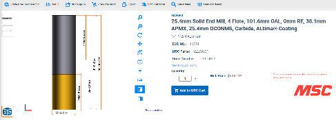 Produktseite auf der Machiningcloud-Plattform. (Bild: Open Mind Technologies)