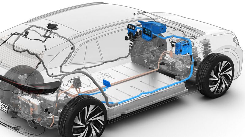 Steuergeräte für Software-Updates über das Mobilfunknetz.(Bild:  Volkswagen AG)