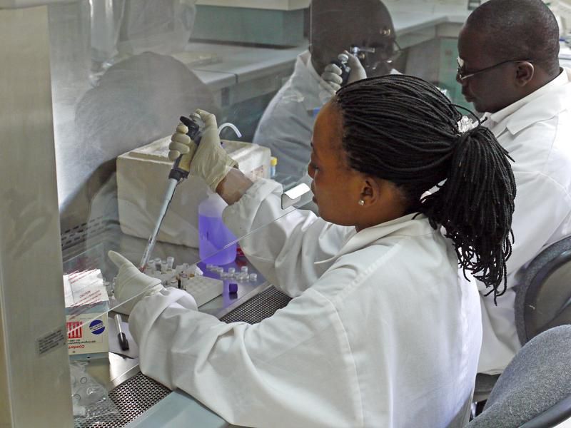 Malarialabor des Ifakara Health Instituts in Tansania  (Bild: Swiss TPH)