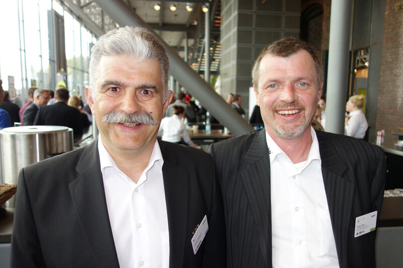 Stefan Marx (r.), ALSO, mit Jürgen Roßkopf, HP (Bild: IT-BUSINESS)