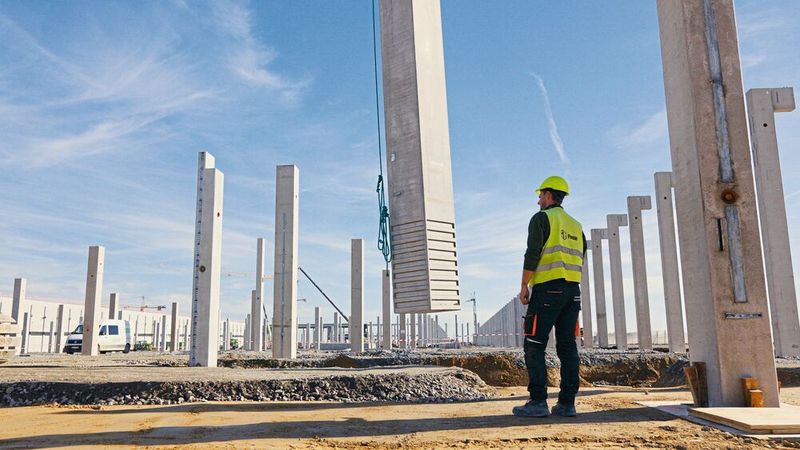 Aufbau des BMW Group Werks Irlbach-Straßkirchen. (Bild: BMW AG)