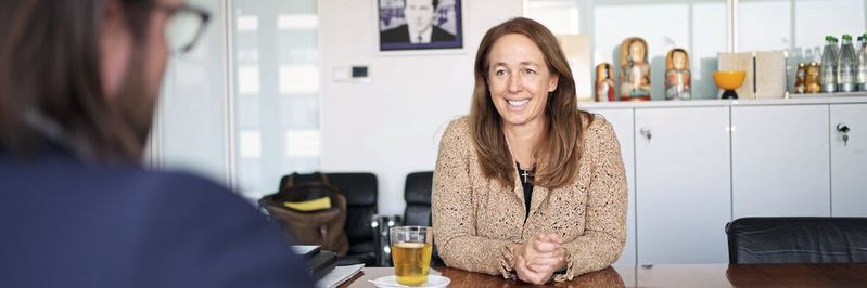 „Ich sehe auch die Betriebswirtschaft nicht im Konflikt mit dem Glauben. Im Gegenteil, die Betriebswirtschaft wird dadurch bereichert und auf eine feste Basis gestellt“, sagt Susanne Kunschert.(Bild:  Pilz)