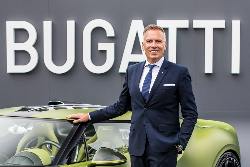 Hendrik Malinowski Takes on New Role as CCO of BUGATTI RIMAC(Source:  Bugatti)