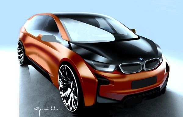 Das BMW i3 Concept Coupé ist das erste vollständig vernetzte Elektrofahrzeug der Welt (BMW Group)