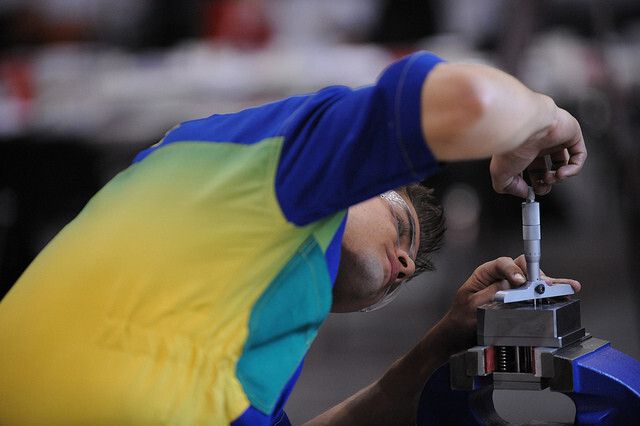 Impressionen von den World-Skills-Ausscheidungen in London 2011. (Bild: World-Skills)