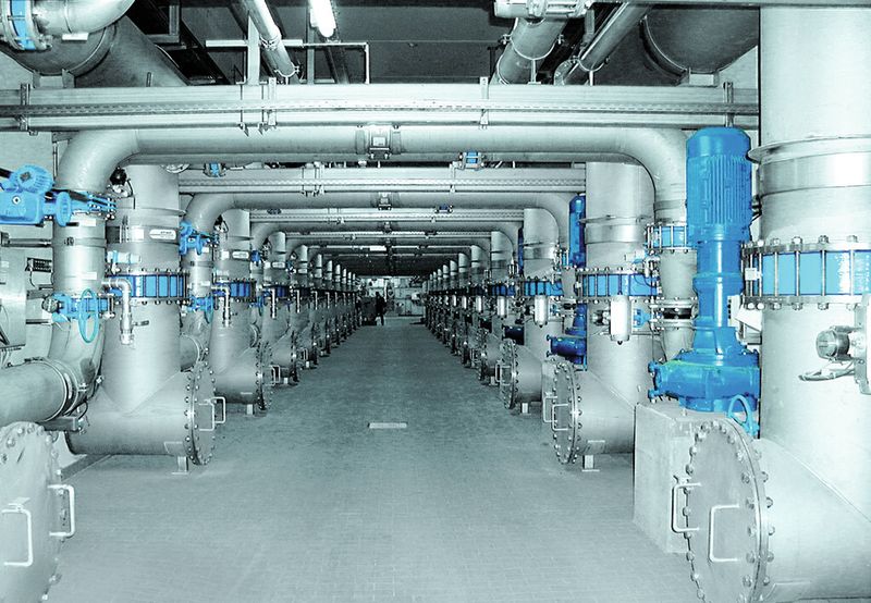 Automated drinking water and wastewater treatment systems enhance water supply dependability and process reliability. (Picture: Festo)