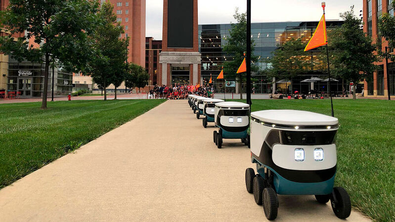 Die autonomen Lieferroboter werden unter anderem bereits von Universitäten oder auch im Einzelhandel eingesetzt.