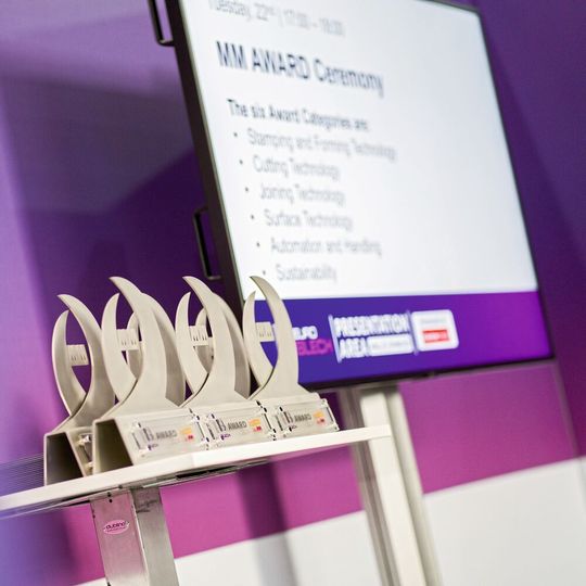 Die Gewinner des EuroBLECH Awards stehen fest.(Bild:  Photovision-DH)