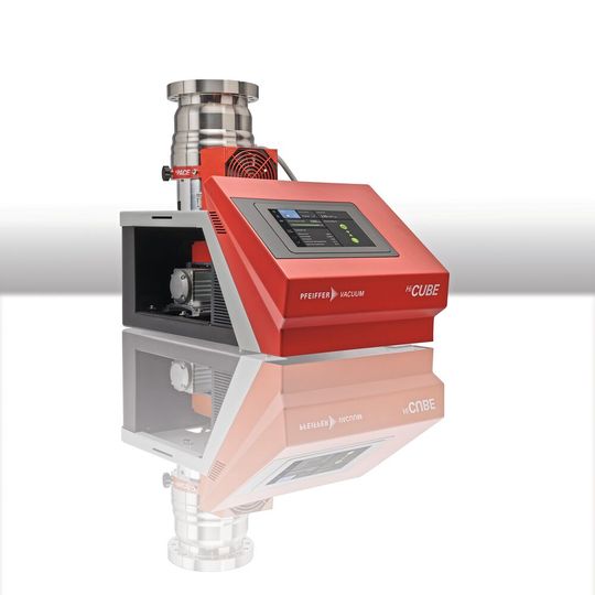 Der neue Turbopumpstand Hicube 300 Neo von Pfeiffer Vacuum.(Bild:  Pfeiffer Vacuum)