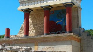 Palast von Knossos, einer der größten minoischen Paläste auf Kreta (gemeinfrei)