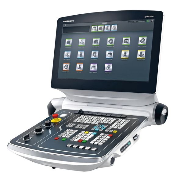 Mit Celos hat DMG Mori eine einheitliche Bedienoberfläche mit einem einzigartigen Multitouch-Bildschirm für alle neuen Hightechmaschinen realisiert. Mit der Strukturierung durch Apps ist Celos so einfach zu bedienen wie ein Smartphone. Davon profitieren nun auch die Anwender der neuen DMC-H-Duoblock- Maschinen. (Bild: DMG Mori)