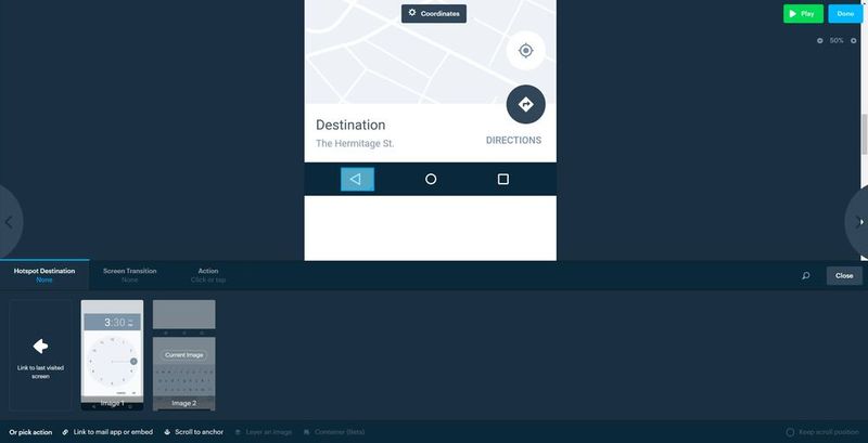 Prototyping heißt bei Marcel vor allem: Hotspots setzen.