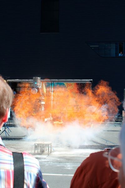 Schon fester Bestandteil der Powtech: die Live-Demonstrationen von Rembe (Rembe)
