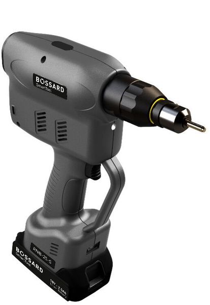 Hier das Modell Rivet Nut Technology 25 – für Blindnietmuttern und -schrauben. (Bossard AG)