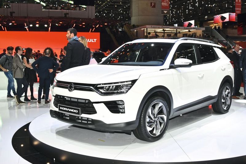 Ssangyong präsentiert weltweit erstmals den neuen Korando, der später das erste Elektroauto der Koreaner werden soll. (Simon/»kfz-betrieb«)