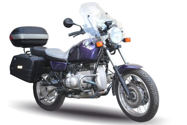 8. Preis: Das Naked Bike R80 R war vorwiegend für den nordamerikanischen Markt konzipiert. Bei der Sonderausgabe der „Classic“-Serie von BMW fanden Anfang der 1990er-Jahre ein letztes Mal luftgekühlte Zweiventiler-Boxermotoren Verwendung. In diesem Fall leistet er bekannte 50 PS. (Foto: Lebenshillfe Gießen)