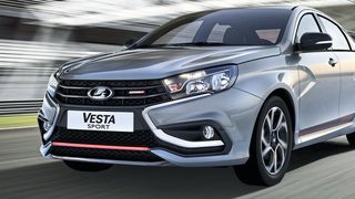 Lada stellt Ende August auf der Moskauer Automesse das neueste Derivat der Vesta-Familie vor: den Vesta Sport. (Lada)