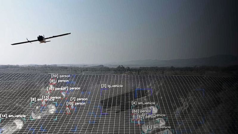 Zielerkennung und KI-basierte autonome Flugsteuerung für den Dragoon Cinder – mit Prism SKR und Prism Supervisor von Teledyne Flir OEM.(Bild:  Teledyne Flir OEM)