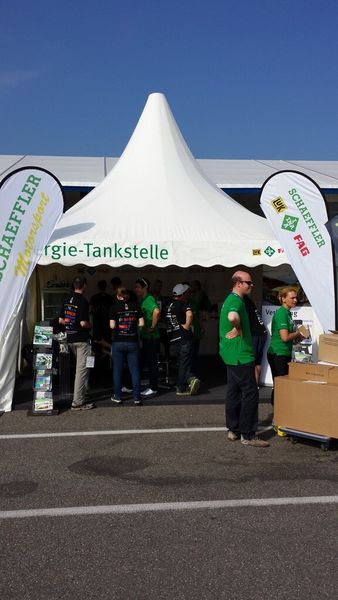 Erholung pur: Die Schaeffler-Energie-Tankstelle am Hockenheimring. (Bild: Höltkemeier)