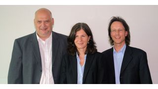 Die HP-Manager Christiane Franke, Director Sales Operations, Thomas Beyer (l.), Sales Director  Enterprise & Channel PPS, und Frank Göbel, Manager Channel Programs, stellten Union vor. (Bild: IT-BUSINESS)