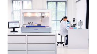 Der neue automatisierte Liquid Handler Ep-Motion von Eppendorf soll die Laborarbeit erleichtern. (Bild: Eppendorf)