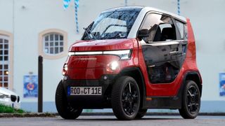 Der Citytransformer CT-1 kann in der Breite schrumpfen. (Bild: Citytransformer)