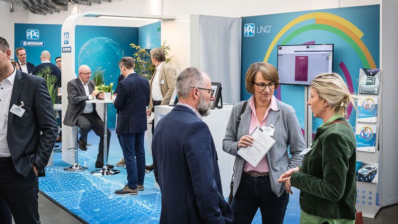 Bei PPG ging es hauptsächlich um die neue digitale Farbtonfindung. (Bild: Stefan Bausewein)