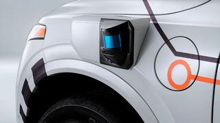 Der chinesische Fahrdienstleister Didi will offenbar künftig selbst Elektroautos bauen. Im Bild: Ein Detail eines automatisiert fahrenden Volvo XC90, den Didi in einer Testflotte eingesetzt hat. (Bild: Volvo)
