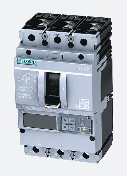 Kompaktleistungsschalter der Reihe 3VA für die Niederspannungs-Energieverteilung. (Bild: Siemens)
