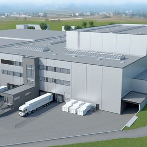 Das neue Materialwirtschaftzentrum wird auf dem Gelände der MR in Haslbach errichtet und direkt mit den bestehenden Produktionshallen verbunden.