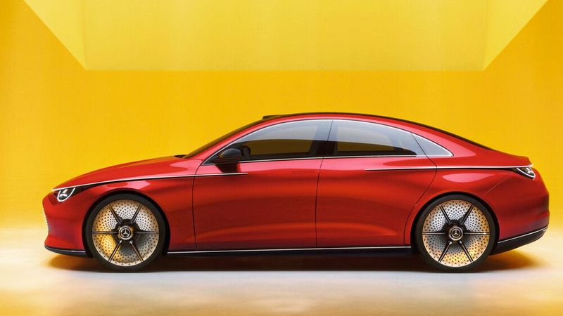 Front und Heck dieses Viertürer-Coupés lassen sich in der Seitenansicht klar voneinander unterscheiden. Das dürfte den Fans der Marke gefallen. (Bild: Mercedes-Benz)