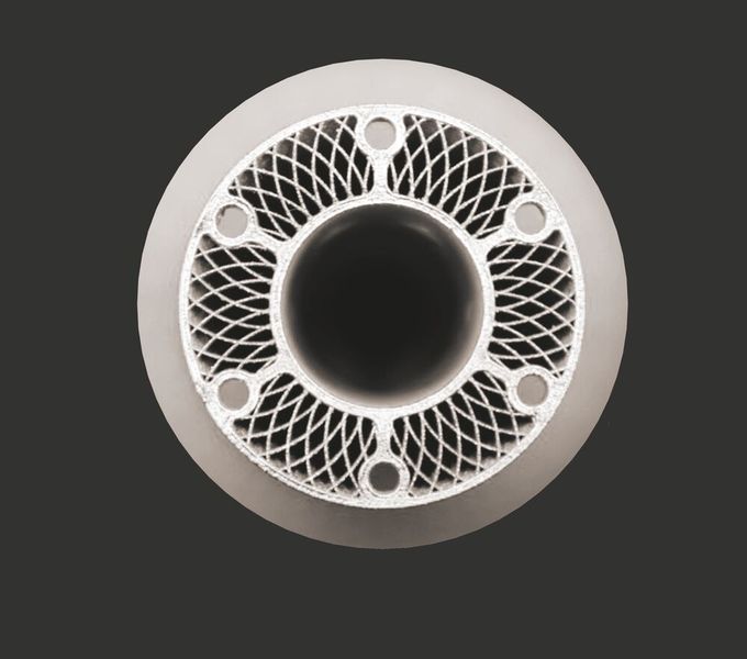 Die additive Fertigung ermöglicht eine hohe Feinheit und Präzision bei der Fertigung von Triebwerkselementen.  ([Bild: , Bild: ]Taniobis)