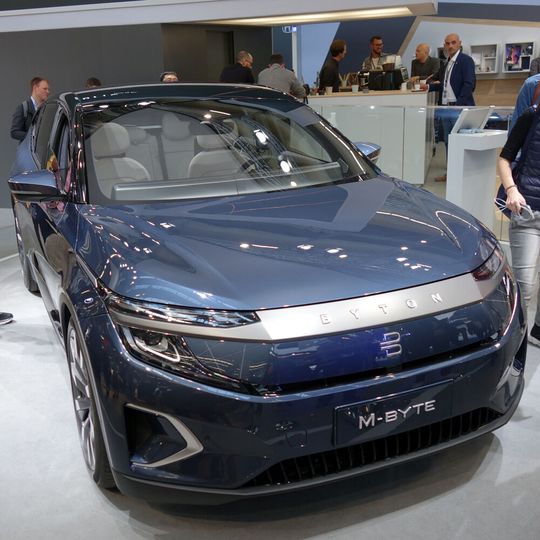 Byton startet mit dem M-Byte Anfang 2020 in China. Byton startet mit dem M-Byte Anfang 2020 in China.