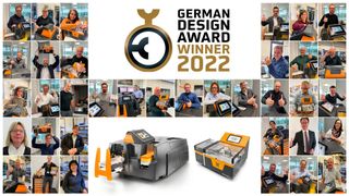 Sowohl der Tintenstrahldrucker „Print Jet Connect" als auch der „Cutfix Pro“ wurden mit dem German Design Award ausgezeichnet. (Weidmüller)