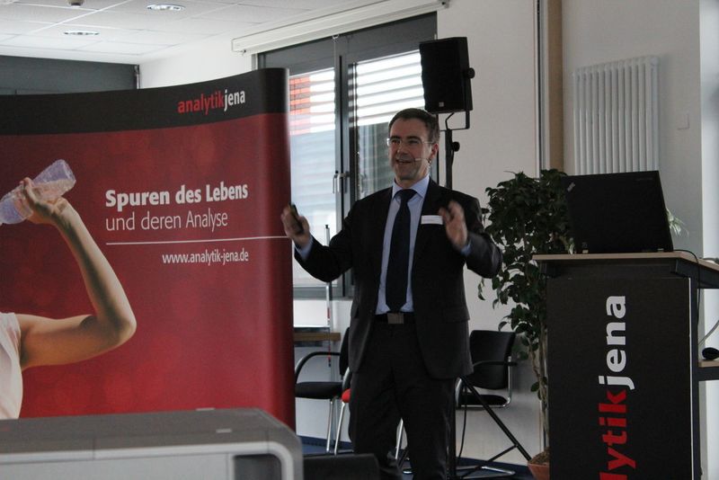 „Gerade im Life-Science-Bereich gibt es schon die ersten gemeinsamen Projekte von Analytik Jena und Endress+Hauser“, sagt Alexander Berka, Geschäftsbereichsleiter Life Science bei Analytik Jena. (Bild: LABORPRAXIS/PROCESS)