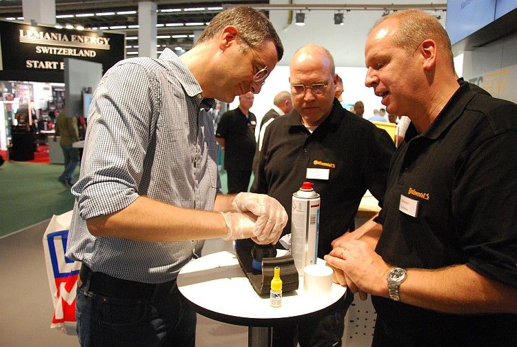 Die Andrückzeit beträgt 20 Sekunden. (Foto: Zietz)