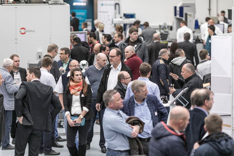 Mehr als 2700 Besucher empfing die Hermle Maschinenfabrik zu ihrer Hausausstellung in Gosheim vom 26. bis 29. April 2017.  (Hermle)