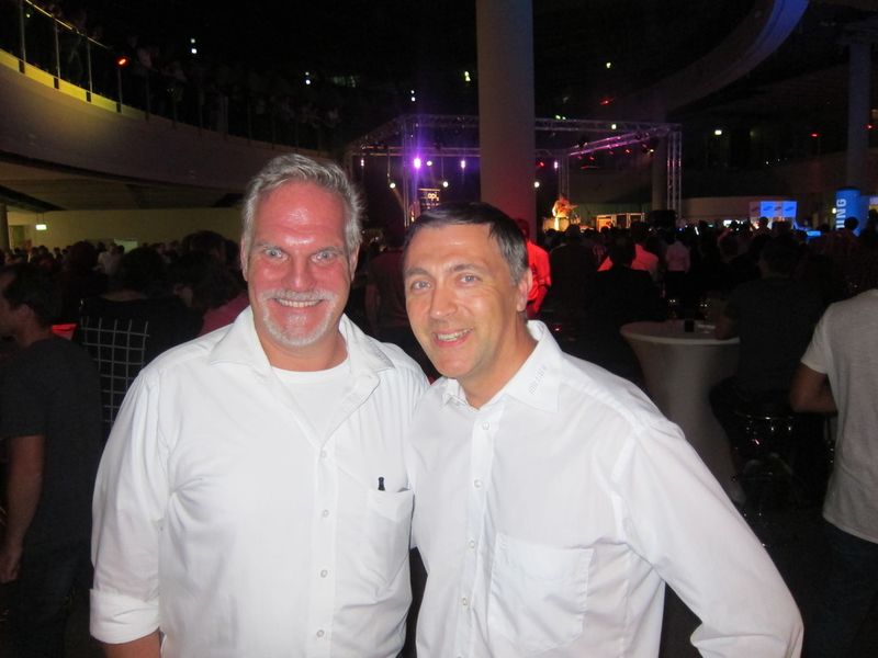 (l.) Jörg Andreas und Jan Kapitza , Buffalo.JPG (Vogel IT-Medien)