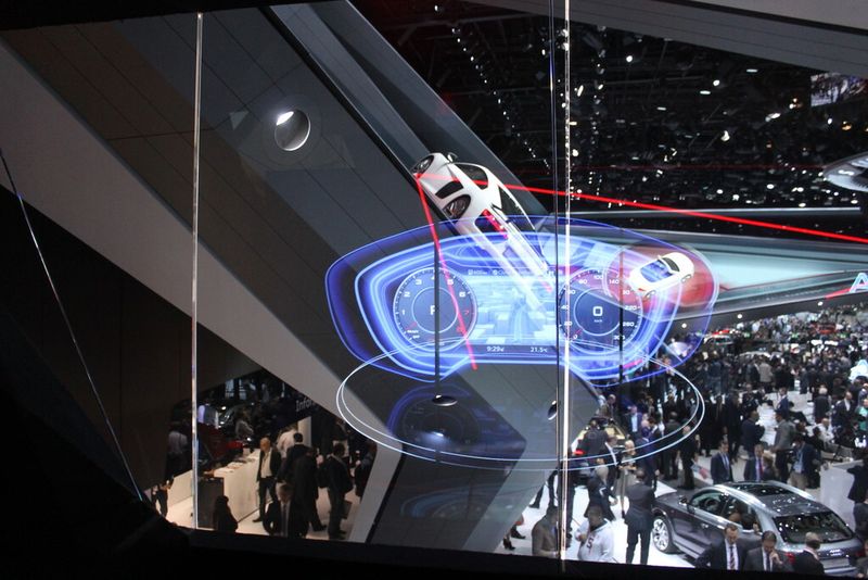 Amazing display of innovations: Audi had 33 cars on display including the Audi Q7 e-tron quattro, SQ 5 TDI plus, R8 plus, R8, S8 plus and many more! (Source: Schulz)