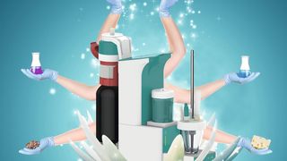 Die neue Omnis Titrationsplattform von Metrohm erlaubt höhere Probendurchsätze, stellt die Probe in den Mittelpunkt, ist sicher im Umgang und einfach in der Bedienung. (©determined,© aamulya, ©Studio KIVI ©byheaven, ©tavrox   - stock.adobe.com [M] GötzelHorn)