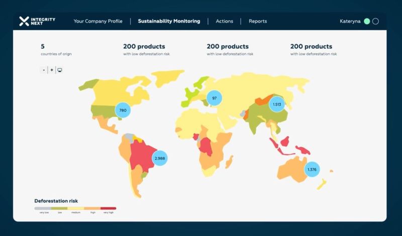 Auf der Karte werden die Risikogebiete dargestellt. (Bild: Integrity Next)