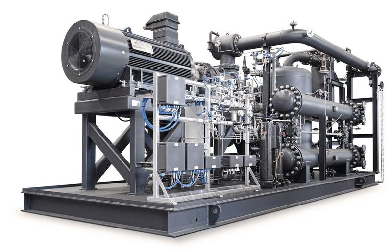 Bislang dominieren Erdgas und Kohle als Wasserstoffträger, zukünftig wird der Anteil von Elektrolysewasserstoff stark wachsen. (Bild: Aerzen)