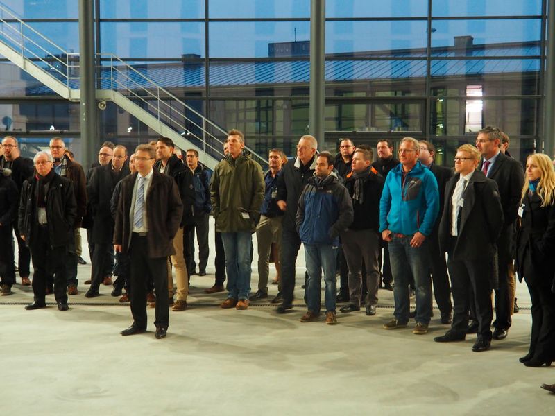 Besuch der neuen Übungshalle der staatlichen Feuerwehrschule Würzburg.  (Bild: Mühlenkamp)